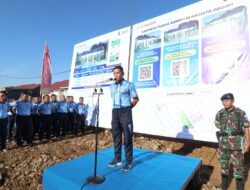Memotivasi Prajurit Miliki Rumah Non Dinas, Danlanud Sultan Hasanuddin Tinjau Lokasi Perumahan Subsidi Di Maros