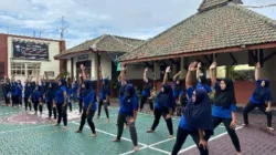 Tingkatkan Kesehatan, Warga Binaan Perempuan Rutan Bangil Antusias Ikuti Senam Bersama