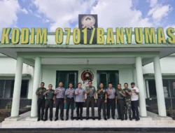 Perkuat Sinergi Antar Instansi, Lapas Purwokerto Kunjungi Markas Komando Distrik Militer (Kodim) 0701/Banyumas