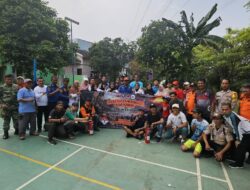 Babinsa Hadiri Sosialisasi Siaga Bencana di Perum Vila Setiamekar