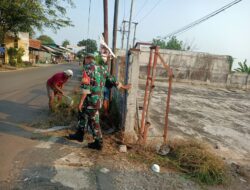 “Babinsa dan Warga Bergotong Royong, Wujud Cinta TNI untuk Desa”