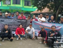 Aliansi Gabungan Masyarakat Advokat , Lembaga Dan Media Banten Peduli, Geruduk SMAN 4 Terkait SPMB