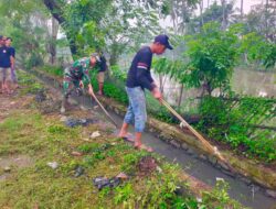 “Sinergi Babinsa, Karang Taruna, dan Warga Karangsegar Jaga Kebersihan Desa”