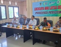 Pj Danramil 11 Pebayuran Hadiri Minggon dan Lokakarya Lintas Sektor Puskesmas
