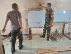 Babinsa Koramil 11 Pebayuran Tinjau Kesiapan Pembangunan SPPG di Desa Kertajaya