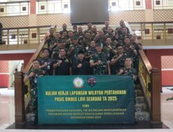 Dandim 0509/Kab. Bekasi Dampingi Dan Seskoad Kunjungi Kantor Bupati, Bahas Sinergi TNI dan Pemda