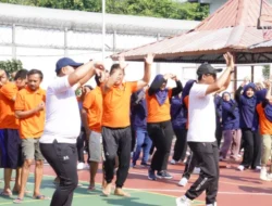 Wujudkan Warga Binaan Yang Sehat Bugar, Rutan Depok Laksanakan Senam Bersama 