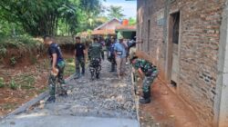TMMD Ke-126 Bikin Warga Nagacipta Bangga, Jalan Lingkungan Kini Bisa Di Lintasi