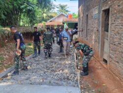 TMMD Ke-126 Bikin Warga Nagacipta Bangga, Jalan Lingkungan Kini Bisa Di Lintasi