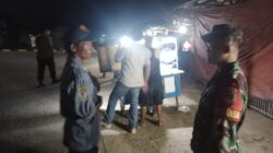 Jaga Kondusivitas Wilayah, Koramil 03/Cabangbungin Bersama Komponen Pendukung Gelar Patroli Malam