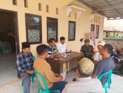 Bangun Sinergitas Tiga Pilar Babinsa Karangpatri dan Pemdes Bahas Kamtibmas