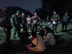 Koramil 08 Lemahabang Gelar Patroli Malam dengan Bersama Komponen Pendukung, Antisipasi Kejahatan Jalanan di Wilayah Hukum Kodim 0509
