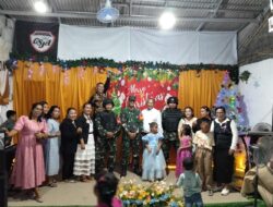 Koramil Bersama Polsek Serta Elemen Masyarakat Amankan Misa Natal di GKP Betlehem Pebayuran
