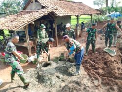 TNI–Rakyat Bersatu! Jembatan Gantung Manggala Penghubung Setu–Serang Baru Direnovasi