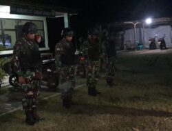 Ciptakan Rasa Aman Koramil 03 Cabangbungin Gelar Patroli Malam Sisir Daerah Rawan
