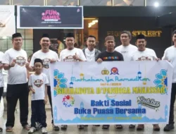 Indahnya Berbagi! Bharaduta Dermaga Polres Pelabuhan Makassar Bagi Takjil dan Bukber