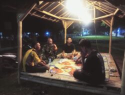 Patroli Gabungan Koramil 03/Cabangbungin Sasar Pos Ronda dan Remaja Nongkrong, Imbau Ramadan Kondusif