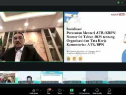 Sosialisasi Regulasi tentang Organisasi dan Tata Kerja, Sekjen ATR/BPN Tekankan Empat Pesan Strategis
