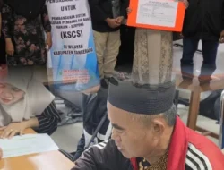 Kantor Pertanahan Kabupaten Tangerang Melaksanakan Pembayaran Uang Ganti Rugi Pengadaan Tanah Pembangunan Saluran Pembawa Air Baku Karian–Serpong (KSCS)