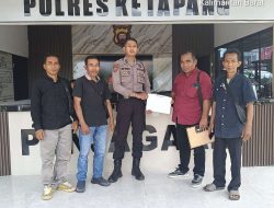 Warga Bergerak, Kades Riam Bunut Dilaporkan ke Tipikor Polres Ketapang