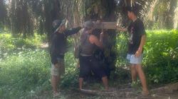 Hak Lahan Tak Kunjung Tuntas, Masyarakat Danau Buntar Turun Pasang Tajau Adat