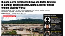 Lapor Pak Kapolres! Dugaan Aliran Timah dari Kawasan Hutan Lindung di Bangka Tengah Disorot, Nama Kolektor hingga Oknum Disebut Warga