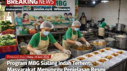 Dapur MBG Sialang Indah Terhenti, Transparansi Pihak Terkait Dipertanyakan