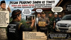 Warga Adat Bungku Rekam Kedatangan Aparat dan Pihak Perusahaan Antar Surat Klarifikasi, Transparansi Prosedur Dipertanyakan