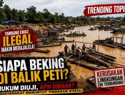 Puluhan Lanting Diduga Beroperasi di Hilir Tanjung, Masyarakat Desak Penindakan PETI