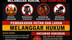 Cegah Karhutla, Dandim 1202/Singkawang Minta Masyarakat Hentikan Pembakaran Lahan
