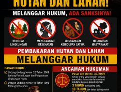 Cegah Karhutla, Dandim 1202/Singkawang Minta Masyarakat Hentikan Pembakaran Lahan