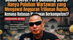 Ketua Pokja Wartawan KBB Ungkap Fakta: Wartawan Aktif di  KBB Hanya 32–40 Orang, Celah Pengawasan Kontrol Sosial Terbuka Lebar