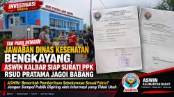 TAK PUAS DENGAN JAWABAN DINAS KESEHATAN BENGKAYANG, ASWIN KALBAR SIAP SURATI PPK RSUD PRATAMA JAGOI BABANG