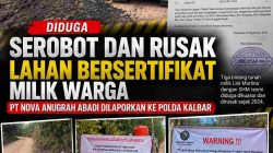 Persoalan Lahan Memanas, Dugaan Penyerobotan dan Perusakan Seret PT Nova Anugrah Abadi ke Polda Kalbar