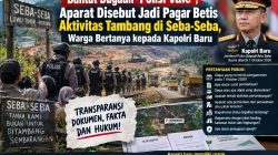 Aktivitas Tambang di Seba-Seba Dipersoalkan, Pengamanan Polisi Jadi Sorotan