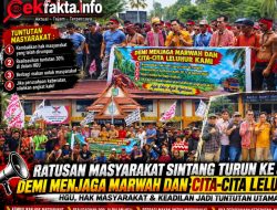 Ratusan Warga Tiga Desa Ketungau Hilir Geruduk Kantor Bupati Sintang, Tuntut Plasma 30 Persen di Dalam HGU dan Pengembalian Lahan