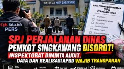 SPJ Perjalanan Dinas PEMKOT SINGKAWANG DiSorot! Inspektorat Di Minta Audit,  Realisasi APBD Wajib Transparan!!