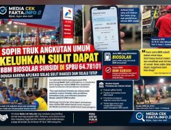 SOPIR TRUK ANGKUTAN UMUM KELUHKAN SULIT MENDAPATKAN BIOSOLAR SUBSIDI DI SPBU 64.78101, PONTIANAK