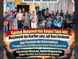 Kapolsek Mempawah Hulu Perkuat Sinergi dengan Tokoh Adat, Musyawarah Jadi Landasan Menjaga Kerukunan