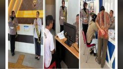 Senyum, Sapa, dan Salam, Polwan Polres Landak Hadir sebagai Pemandu Pelayanan Publik