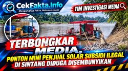 Terbongkar Media, Ponton Mini Penjual Solar Subsidi di Sintang Diduga Disembunyikan