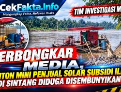 Terbongkar Media, Ponton Mini Penjual Solar Subsidi di Sintang Diduga Disembunyikan