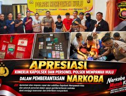 Kapolsek dan Personel Polsek Mempawah Hulu Diapresiasi atas Pengungkapan Dugaan Peredaran Sabu