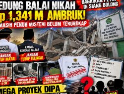Warning! Bagai Petir Di Siang Bolong! Gedung Balai Nikah Rp1,341 MILIAR Ambruk, Misteri Belum Terungkap, Bupati Sanggau Dan Kanwil KeMenag KALBAR Jangan Tutup Mata Dan Telinga Mutu Konstruksi, DIPA Dan Pengawasan Di Pertanyakan!!