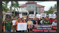 Warga Parit Seribu Desak BPN Kubu Raya Buka Data dan Proses Sertifikat, Hapus NIB,yang dimohonkan Kodam XII/ Tanjung Pura.