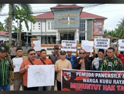 Warga Parit Seribu Desak BPN Kubu Raya Buka Data dan Proses Sertifikat, Hapus NIB,yang dimohonkan Kodam XII/ Tanjung Pura.